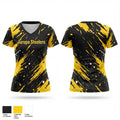 Jurupa Steelers 51639966 Women's Short Sleeve V-neck Shirt - 1