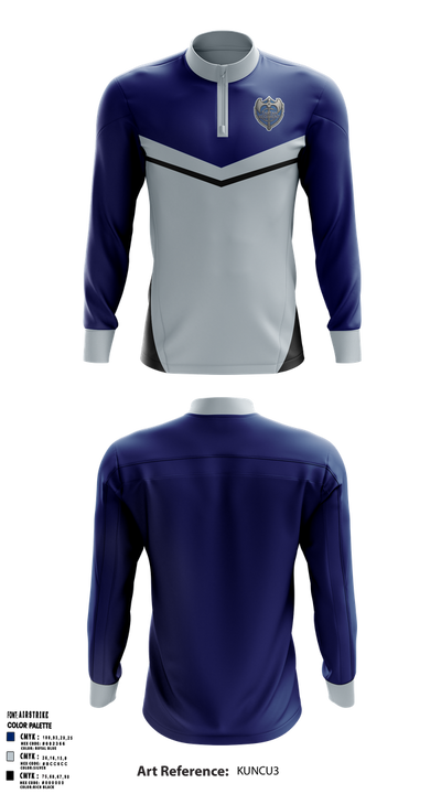East Senior High School Band 81739960 Quarter Zip Jacket - 6