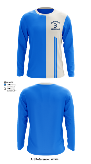 Long Sleeve Performance Shirt, Braintree American, Baseball, Teamtime, Team time, sublimation, custom sports apparel, team uniforms, spirit wear, spiritwear, sports uniforms, custom shirts, team store, custom team store, fundraiser sports, apparel fundraiser