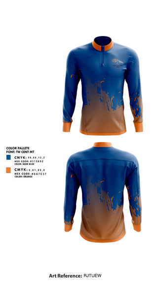 Quarter Zip Jacket, SUNY Orange Golf, Golf, Teamtime, Team time, sublimation, custom sports apparel, team uniforms, spirit wear, spiritwear, sports uniforms, custom shirts, team store, custom team store, fundraiser sports, apparel fundraiser