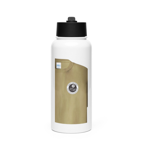 8-229th AHB 53377012 Stainless Steel Water Bottle with a Straw Lid