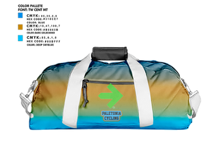 Duffle Bag, Team Viviano Pelotonia, Cycling, Teamtime, Team time, sublimation, custom sports apparel, team uniforms, spirit wear, spiritwear, sports uniforms, custom shirts, team store, custom team store, fundraiser sports, apparel fundraiser