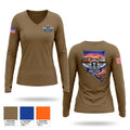 Angrc 51565704 Women's Long Sleeve V-neck Shirt - 1
