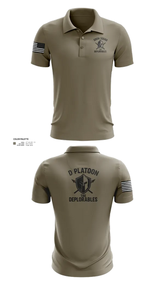 Short Sleeve Performance Polo, D Platoon, Police, Teamtime, Team time, sublimation, custom sports apparel, team uniforms, spirit wear, spiritwear, sports uniforms, custom shirts, team store, custom team store, fundraiser sports, apparel fundraiser