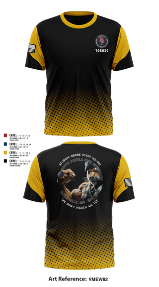 Short Sleeve Performance Shirt, AFJROTC MS-081 DRONE TEAM, , Teamtime, Team time, sublimation, custom sports apparel, team uniforms, spirit wear, spiritwear, sports uniforms, custom shirts, team store, custom team store, fundraiser sports, apparel fundraiser