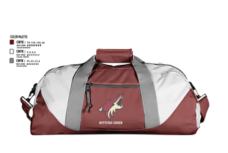 Duffle Bag, Kittitas Cheer, Cheer, Teamtime, Team time, sublimation, custom sports apparel, team uniforms, spirit wear, spiritwear, sports uniforms, custom shirts, team store, custom team store, fundraiser sports, apparel fundraiser