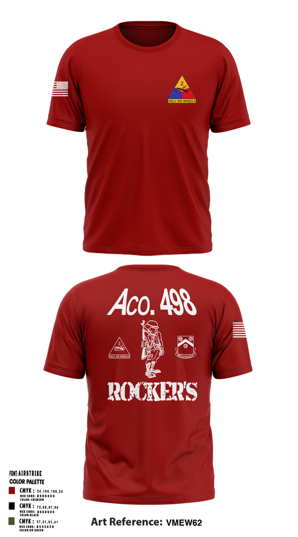 Short Sleeve Performance Shirt, 498th SUP BN 2AD (FWD), Army, Teamtime, Team time, sublimation, custom sports apparel, team uniforms, spirit wear, spiritwear, sports uniforms, custom shirts, team store, custom team store, fundraiser sports, apparel fundraiser