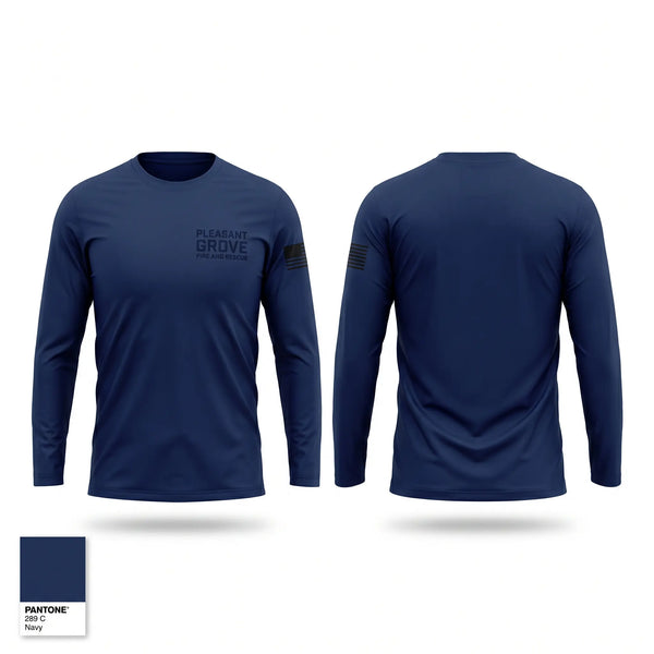 Long Sleeve Performance Shirt, Pleasant grove fire and rescue, Fire Department, Teamtime, Team time, sublimation, custom sports apparel, team uniforms, spirit wear, spiritwear, sports uniforms, custom shirts, team store, custom team store, fundraiser sports, apparel fundraiser