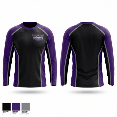 Oklahoma Lookouts 15366003 Long Sleeve Performance Shirt 1