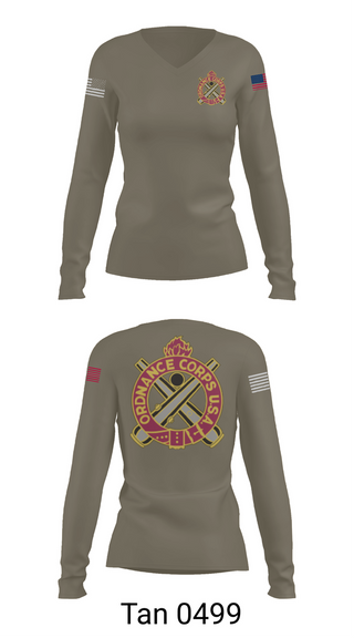Womens Long Sleeve Vneck Shirt, H Co 1-66, , Teamtime, Team time, sublimation, custom sports apparel, team uniforms, spirit wear, spiritwear, sports uniforms, custom shirts, team store, custom team store, fundraiser sports, apparel fundraiser