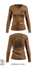 89 ATKS 2 60453527 Women's Long Sleeve V-neck Shirt - 2