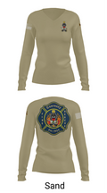 Guernsey Fire & Rescue 73903813 Women's Long Sleeve V-neck Shirt - 97