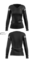 FLB 62486976 Women's Long Sleeve V-neck Shirt - 21