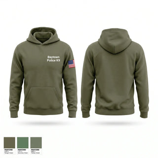 Hoodie, Baytown Police K-9, Police, Teamtime, Team time, sublimation, custom sports apparel, team uniforms, spirit wear, spiritwear, sports uniforms, custom shirts, team store, custom team store, fundraiser sports, apparel fundraiser