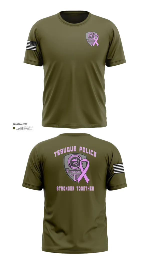 Tesuque Police Dept 47912639 Short Sleeve Performance Shirt - 23