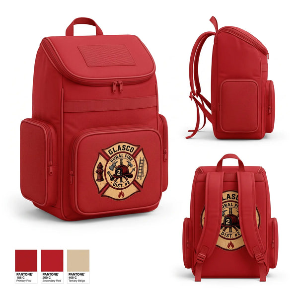 Gear Bag, Glasco Rural Fire District #2, Fire Department, Teamtime, Team time, sublimation, custom sports apparel, team uniforms, spirit wear, spiritwear, sports uniforms, custom shirts, team store, custom team store, fundraiser sports, apparel fundraiser