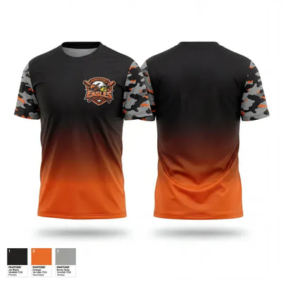 Somerset Eagles Softball 39153857 Old School Cotton Feel Shirt - 1