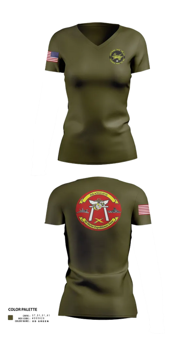 5th anglico 3068390 Women's Short Sleeve V-neck Shirt - 21