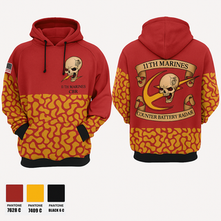 Hoodie, 11th Marines CBR, , Teamtime, Team time, sublimation, custom sports apparel, team uniforms, spirit wear, spiritwear, sports uniforms, custom shirts, team store, custom team store, fundraiser sports, apparel fundraiser
