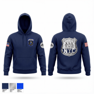 Hoodie, NYHP - NYCs Courageous, Police, Teamtime, Team time, sublimation, custom sports apparel, team uniforms, spirit wear, spiritwear, sports uniforms, custom shirts, team store, custom team store, fundraiser sports, apparel fundraiser