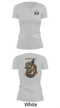 C-co 4-31 INF Mortar Section 82758806 Women's Short Sleeve V-neck Shirt - 12