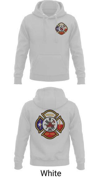 Hoodie, Sabinal Volunteer Fire Department, Fire Department, Teamtime, Team time, sublimation, custom sports apparel, team uniforms, spirit wear, spiritwear, sports uniforms, custom shirts, team store, custom team store, fundraiser sports, apparel fundraiser