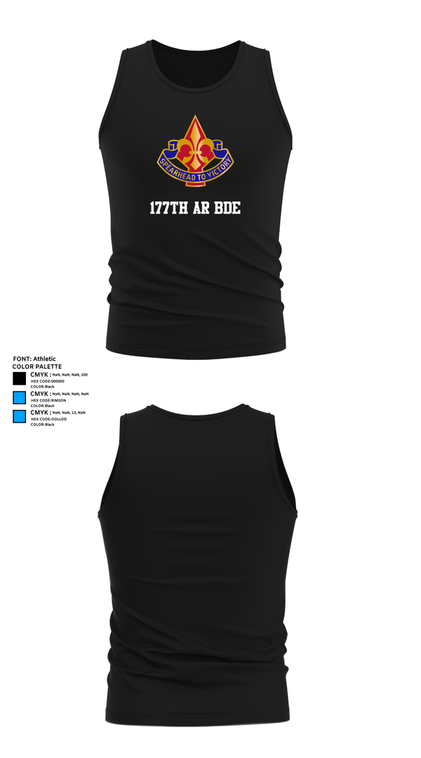 Tank Top, 177th AR BDE, , Teamtime, Team time, sublimation, custom sports apparel, team uniforms, spirit wear, spiritwear, sports uniforms, custom shirts, team store, custom team store, fundraiser sports, apparel fundraiser