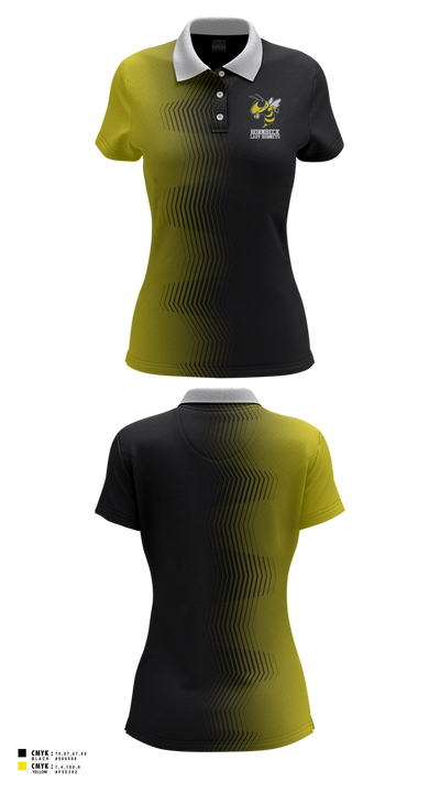 Hornbeck Lady Hornets 8637101 Women's Short Sleeve Performance Polo  - 1
