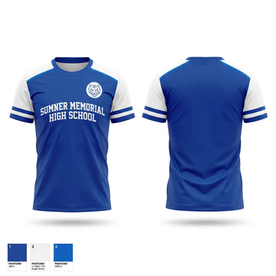 Sumner Memorial High School Soccer Soft Poly Tee Cotton Like Feel - 1