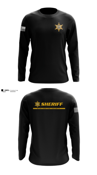 Long Sleeve Performance Shirt, Darlington County Sheriffs Office, Police, Teamtime, Team time, sublimation, custom sports apparel, team uniforms, spirit wear, spiritwear, sports uniforms, custom shirts, team store, custom team store, fundraiser sports, apparel fundraiser