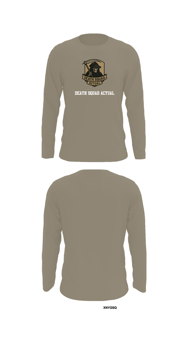 Long Sleeve Performance Shirt, Death Squad Actual, E-Sports, Teamtime, Team time, sublimation, custom sports apparel, team uniforms, spirit wear, spiritwear, sports uniforms, custom shirts, team store, custom team store, fundraiser sports, apparel fundraiser