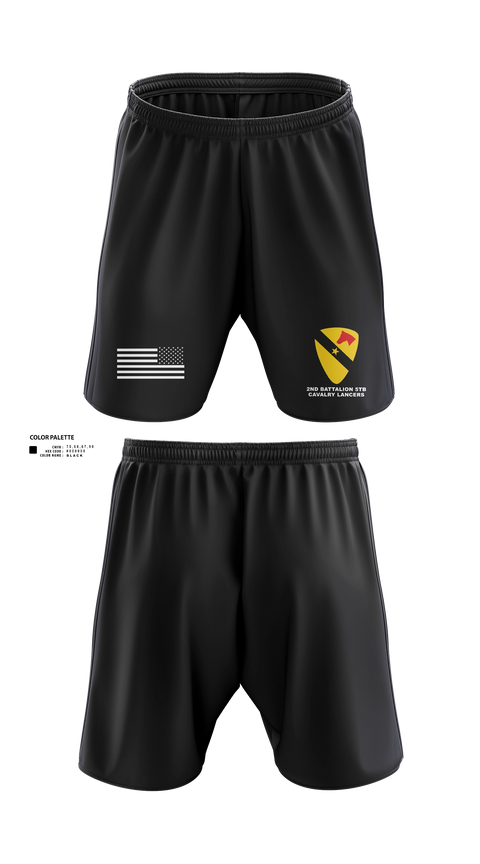 Athletic Shorts With Pockets, 2-5 Cav Lancers, Army, Teamtime, Team time, sublimation, custom sports apparel, team uniforms, spirit wear, spiritwear, sports uniforms, custom shirts, team store, custom team store, fundraiser sports, apparel fundraiser