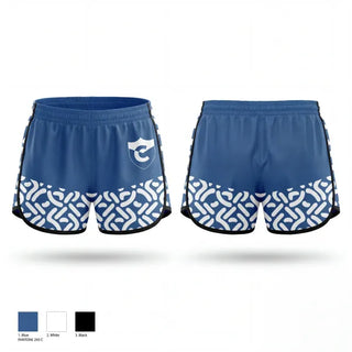 Womens Shorts, Cate School Track & Field, Track & Field, Teamtime, Team time, sublimation, custom sports apparel, team uniforms, spirit wear, spiritwear, sports uniforms, custom shirts, team store, custom team store, fundraiser sports, apparel fundraiser