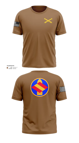 Old School Cotton Feel Shirt, HQ 142 FA BDE, National Guard, Teamtime, Team time, sublimation, custom sports apparel, team uniforms, spirit wear, spiritwear, sports uniforms, custom shirts, team store, custom team store, fundraiser sports, apparel fundraiser