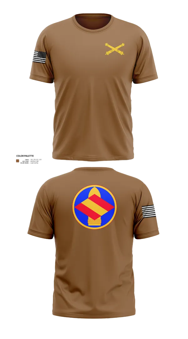 Old School Cotton Feel Shirt, HQ 142 FA BDE, National Guard, Teamtime, Team time, sublimation, custom sports apparel, team uniforms, spirit wear, spiritwear, sports uniforms, custom shirts, team store, custom team store, fundraiser sports, apparel fundraiser