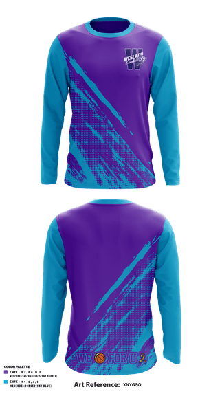 Long Sleeve Performance Shirt, Weslaco Scorpions, Men's Basketball, Teamtime, Team time, sublimation, custom sports apparel, team uniforms, spirit wear, spiritwear, sports uniforms, custom shirts, team store, custom team store, fundraiser sports, apparel fundraiser