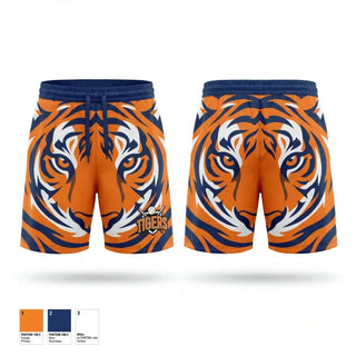Athletic Shorts With Pockets, Malone Tigers, Baseball, Teamtime, Team time, sublimation, custom sports apparel, team uniforms, spirit wear, spiritwear, sports uniforms, custom shirts, team store, custom team store, fundraiser sports, apparel fundraiser