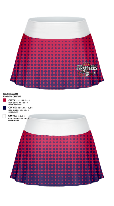 Union Mine Jr. Rattlers Football And Cheer 70206538 Skort - 1
