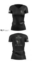 ECT-7, 11 CYBN 24379715 Women's Short Sleeve V-neck Shirt - 100