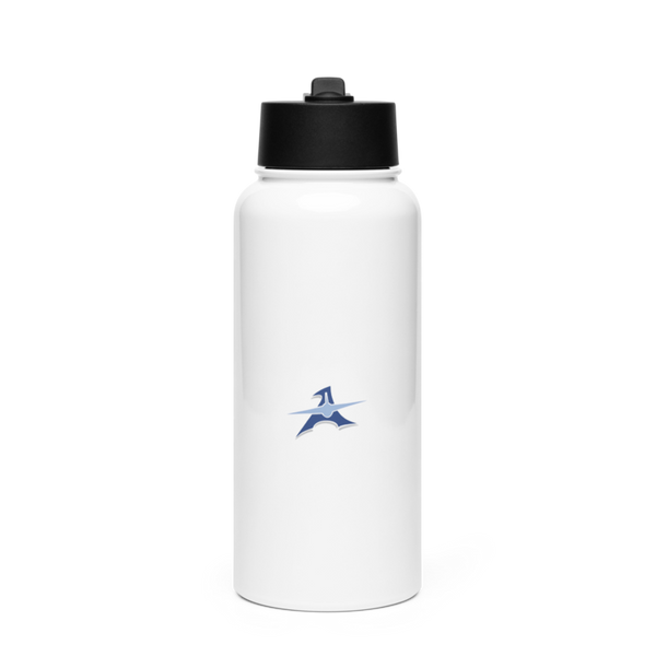 Winfree Bryant Stainless Steel Water Bottle with a Straw Lid