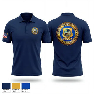Short Sleeve Performance Polo, Olive Branch Police Department, Police, Teamtime, Team time, sublimation, custom sports apparel, team uniforms, spirit wear, spiritwear, sports uniforms, custom shirts, team store, custom team store, fundraiser sports, apparel fundraiser