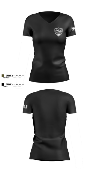 Womens Short Sleeve Vneck Shirt, Next Level Security LLC, , Teamtime, Team time, sublimation, custom sports apparel, team uniforms, spirit wear, spiritwear, sports uniforms, custom shirts, team store, custom team store, fundraiser sports, apparel fundraiser