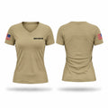 820 COS K9 Women's Short Sleeve V-neck Shirt - 1