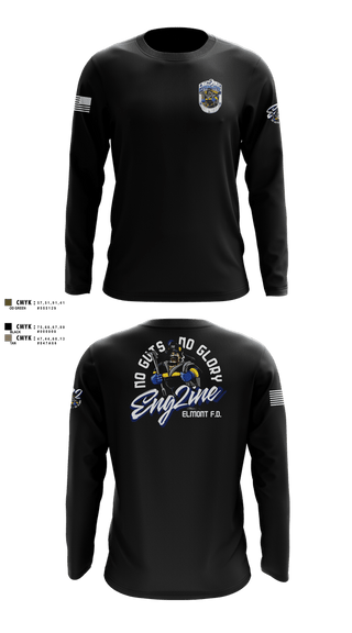 Long Sleeve Performance Shirt, Engine 2, Fire Department, Teamtime, Team time, sublimation, custom sports apparel, team uniforms, spirit wear, spiritwear, sports uniforms, custom shirts, team store, custom team store, fundraiser sports, apparel fundraiser