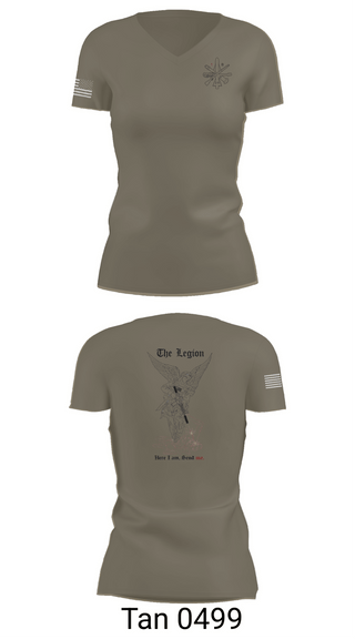Womens Short Sleeve Vneck Shirt, 1st Platoon / B CO / 2-5 CAV, Army, Teamtime, Team time, sublimation, custom sports apparel, team uniforms, spirit wear, spiritwear, sports uniforms, custom shirts, team store, custom team store, fundraiser sports, apparel fundraiser