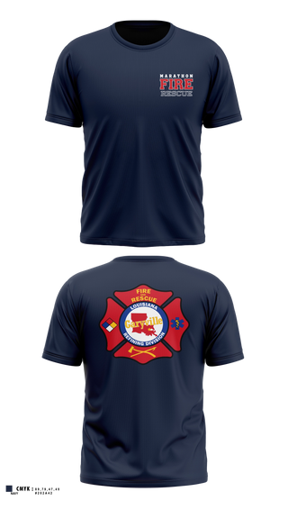 Short Sleeve Performance Shirt, Marathon Fire Rescue, Fire Department, Teamtime, Team time, sublimation, custom sports apparel, team uniforms, spirit wear, spiritwear, sports uniforms, custom shirts, team store, custom team store, fundraiser sports, apparel fundraiser