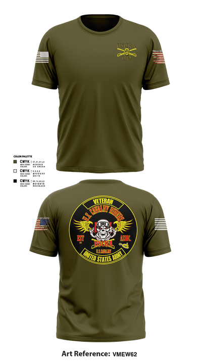 US Cavalry Riders 76444947 Short Sleeve Performance Shirt - 2