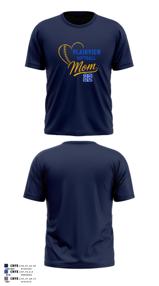 Short Sleeve Performance Shirt, Plainview Softball, Softball, Teamtime, Team time, sublimation, custom sports apparel, team uniforms, spirit wear, spiritwear, sports uniforms, custom shirts, team store, custom team store, fundraiser sports, apparel fundraiser