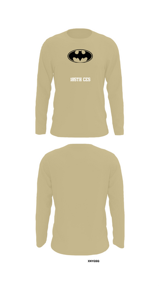 Long Sleeve Performance Shirt, 185th CES, Navy, Teamtime, Team time, sublimation, custom sports apparel, team uniforms, spirit wear, spiritwear, sports uniforms, custom shirts, team store, custom team store, fundraiser sports, apparel fundraiser