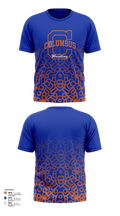 Columbus High School Wrestling 82810722 Short Sleeve Rash Guard Shirt - 21